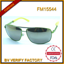 Unisex Metal Sun Glasses with Mirror Lens Wholesale in China